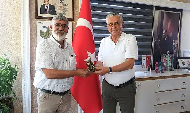 Kurt’tan  Başkan Topaloğlu’na ziyaret