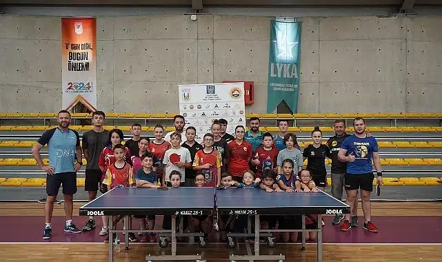Lüleburgaz Belediyesi Uluslararası Masa Tenisi Kampı’na ev sahipliği yaptı