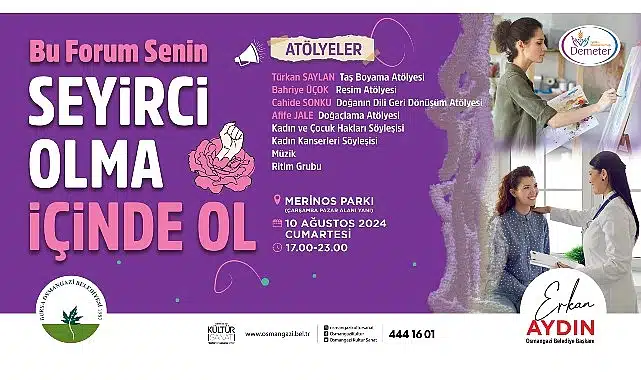 Osmangazi Belediyesi’nden Bursa Kadın ve Yaşam Forumu