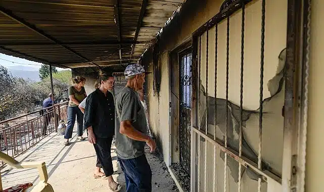 Öznur Tugay’dan yangından etkilenen vatandaşlara geçmiş olsun ziyareti  Yangının yaraları birlikte sarılacak