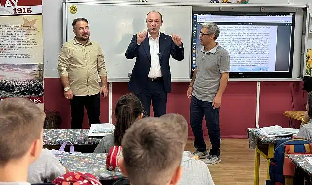 Başkan Yıldız’dan okullara ziyaret.