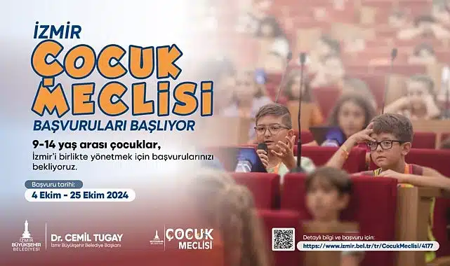 İzmir Çocuk Meclisi başvuruları başlıyor