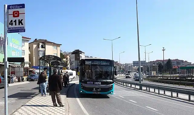 Kocaeli’nin ulaşım ağı 41K hattı ile genişliyor;  Hat 41K’da yeni rota Hereke