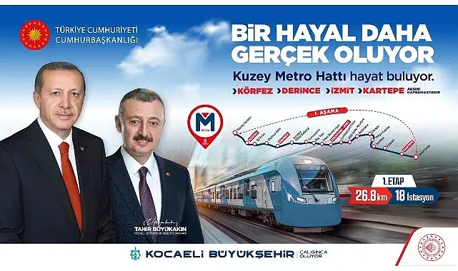 Kuzey Metro Hattı için şantiye çalışmaları başladı