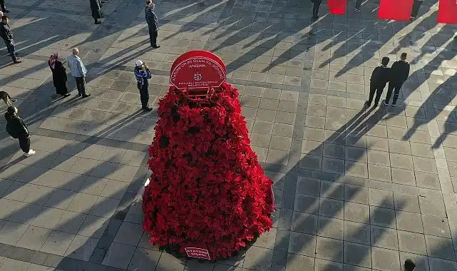 Büyükşehir’den 86. yılda 1086 Atatürk çiçeği