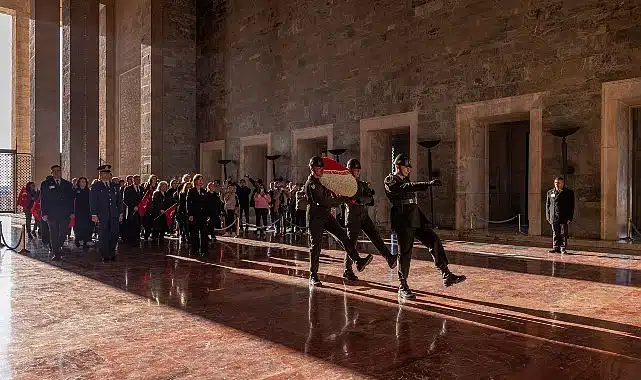 Kotonlular Atamızı anmak için Anıtkabir’deydi