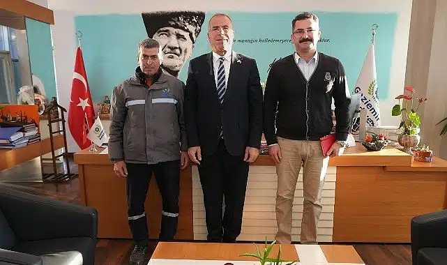 Gaziemir Belediyesi personelinden örnek davranış
