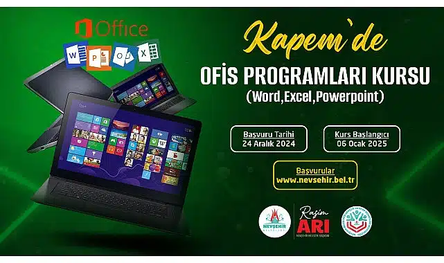 KAPEM’de Ofis Programları Kursu Açılıyor
