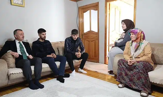 Başkan Büyükakın’dan, Erol Sert’in ailesine taziye ziyareti