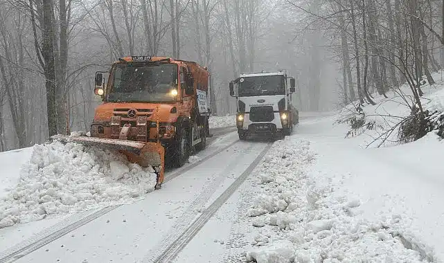 Güçlü filo, karla mücadeleye hazır