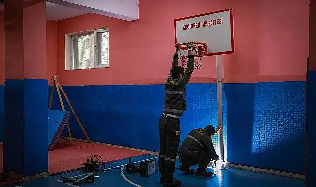 Keçiören Belediyesi devlet okullarına destek sağlıyor