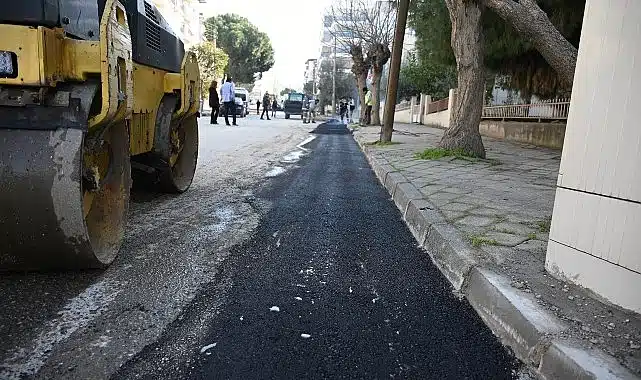 Salihli Belediyesi’nden Kurudere Caddesi’nde Asfalt Çalışması