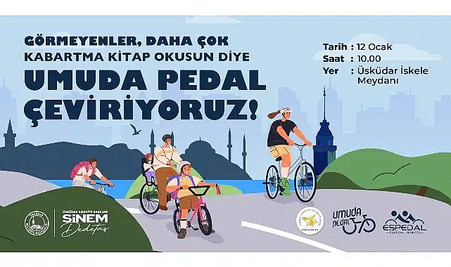 Üsküdar’da Umuda Pedal Etkinliği