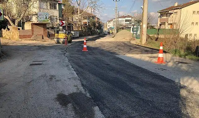 Gebze Cumaköy’de yol onarımı