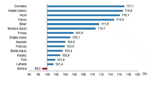 Bitkisel Ürün Denge Tabloları, 2024