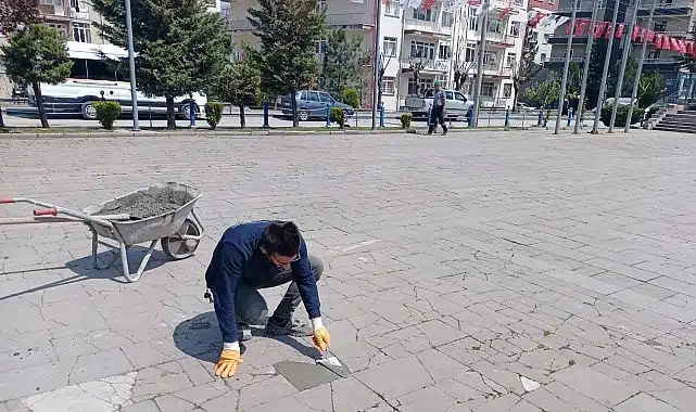 Belediye ekipleri iş başında