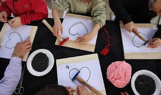 Hayal gücü iplerle hayat buluyor