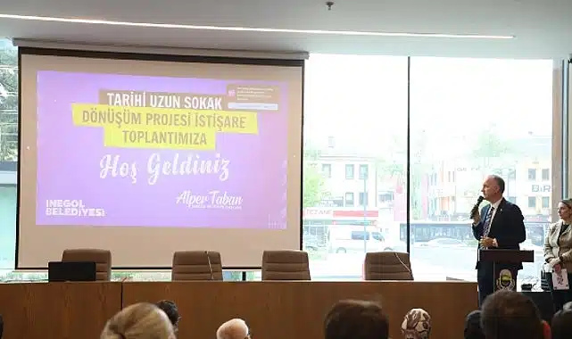 İnegölün Çarşı Meydanı Dönüşüme Hazırlanıyor