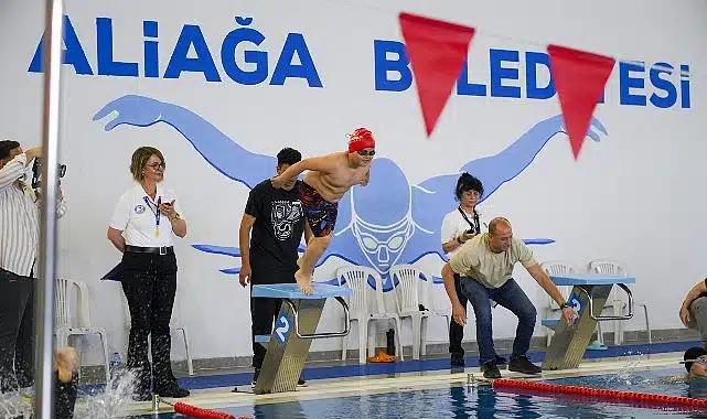 Özel Sporcular Aliağa’da Kulaç Attı