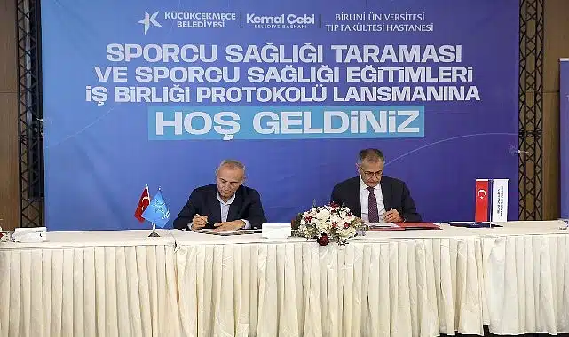 Sporcu Sağlığı Taraması ve Sporcu Sağlığı Eğitimleri İşbirliği Protokolü’nün Lansmanı Yapıldı
