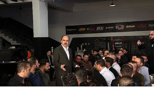 Başkan Altay, Çalışan Gençlik Meclisi ile Otomobil ve Motor Spor Kulübü Üyeleriyle Buluştu