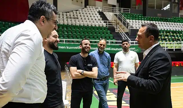 Başkan Eşki’den Göztepe’ye moral ziyareti