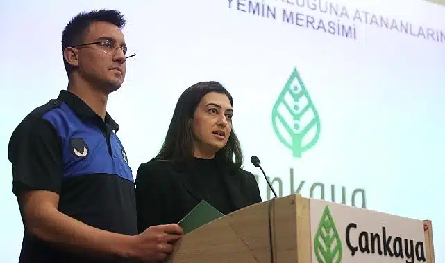 Çankaya’da “Yemin” Heyecanı: Çankaya’nın Yeni Memurları Yemin Ederek Göreve Başladı