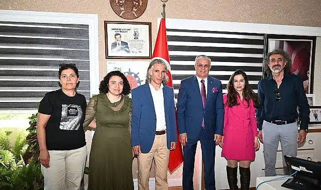 Göynük Ortaokul Müdüründen Başkan Topaloğlu’na ziyaret