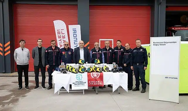 Hyundai’den Kocaeli İtfaiyesi’ne ekipman desteği