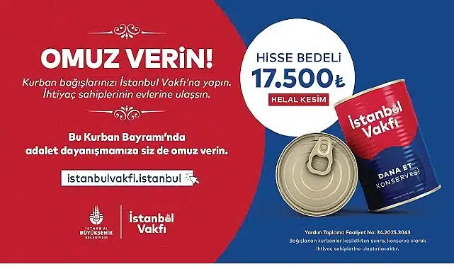 İstanbul Vakfı’nın Kurban Bağışı Kampanyası Başladı