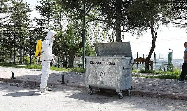 Keçiören’de İlaçlama Çalışmaları Hızlandı