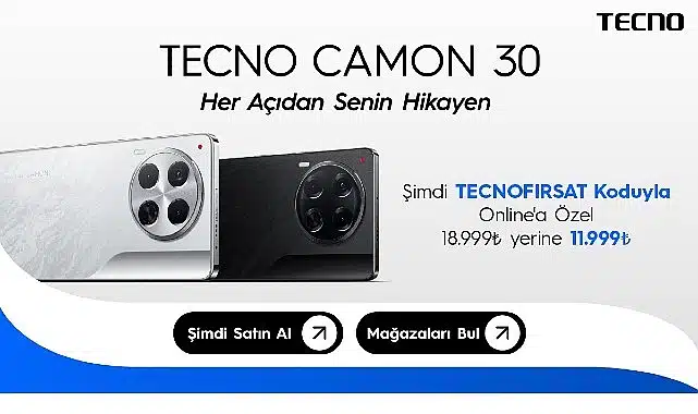 TECNO Türkiye online satış kanalını duyurdu!