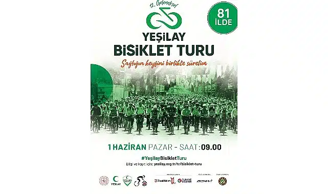 Yeşilay’dan Türkiye Genelinde Dev Bisiklet Turu