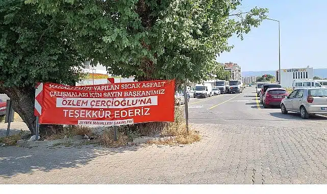 Aydın Büyükşehir Belediyesi Yol Yapım ve Yenileme Çalışmalarına Devam Ediyor