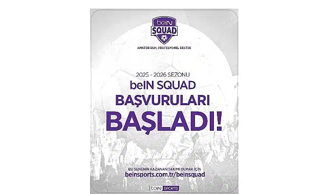 beIN SPORTS’tan Amatör Futbola Büyük Destek: beIN Squad 2. Dönem Başvuruları Başladı!