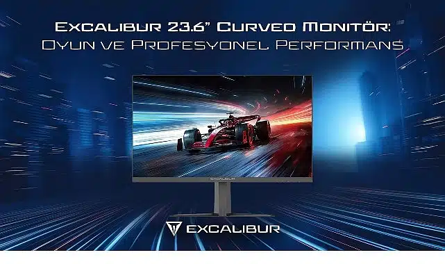 Casper Excalibur 23.6” Curved Monitör’ünü Satışa Sundu