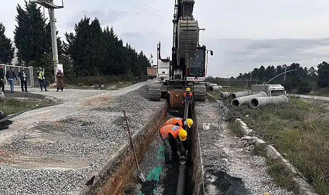 İSU, Çayırova’da Hummalı Altyapı Çalışmaları Gerçekleştiriyor