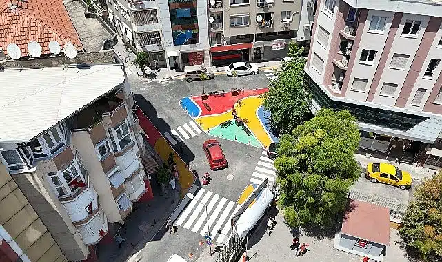 Konak’ta okul yollarına renkli dokunuş yayılıyor