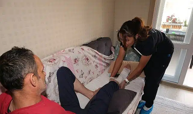 Nilüfer Belediyesi’nden ihtiyaç sahiplerine evde sağlık hizmeti