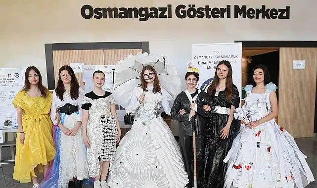 Osmangazi’de öğrenciler atık toplamak için yarıştı
