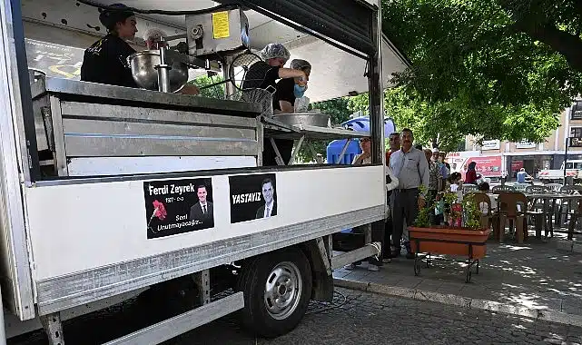 Salihli Belediyesi’nden Merhum Başkan Ferdi Zeyrek İçin Lokma Hayrı