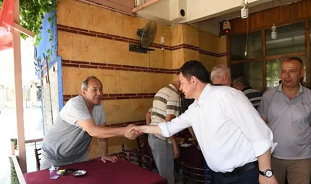 Başkan Aydın’dan vatandaşlara serinletici ikram