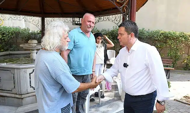 Başkan Erkan Aydın Küçükbalıklı’da vatandaşla buluştu