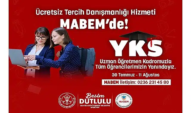 Büyükşehir’den Ücretsiz YKS Tercih Danışmanlığı