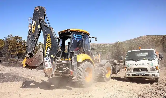 Eymir Yangınına Çankaya’dan Müdahale