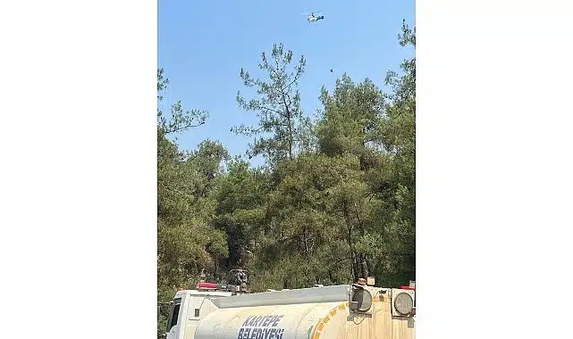 Kartepe Belediyesi’nden Yangın Söndürme Çalışmalarına Destek