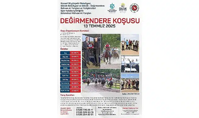 Rahvan at heyecanı 13 Temmuz’da Gölcük’te yaşanacak