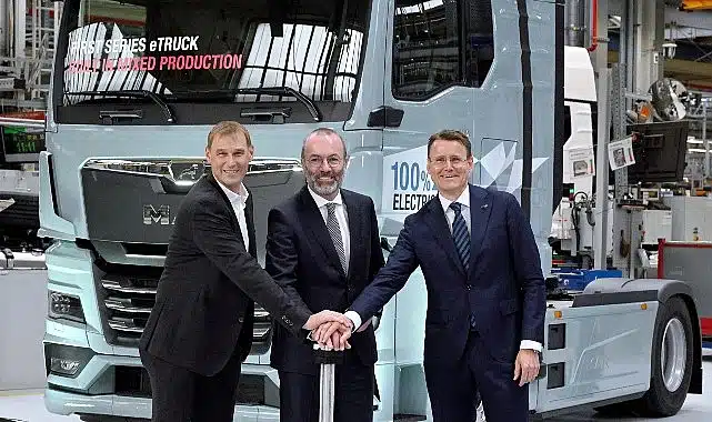 Tarihi Bir Dönüm Noktası: MAN elektrikli kamyonların seri üretimine başladı