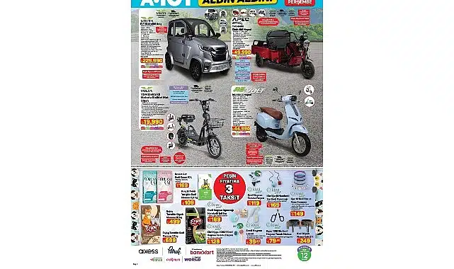 Tiny House ve Elektrikli Araç 24 Temmuz’da A101’de