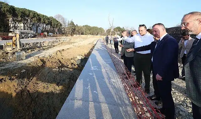 Tünel segmentleri İzmit’teki ana üretim alanına geldi